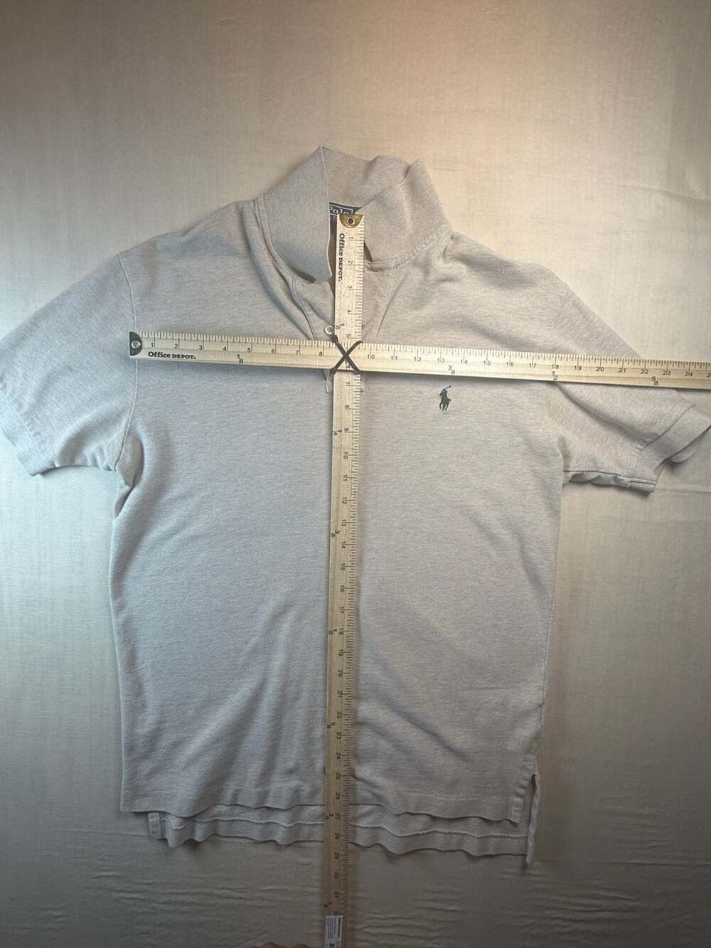 Polo by Ralph Lauren Polo Shirt Size M Grey Cotton Short Sleeve